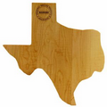State Shaped Wood Cutting Board